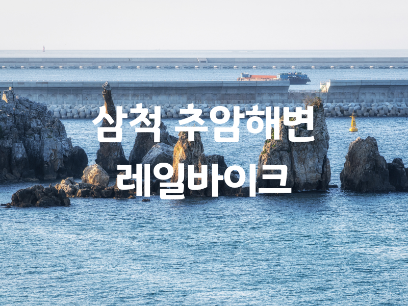 강원 삼척 추암해변 레일바이크 버스투어